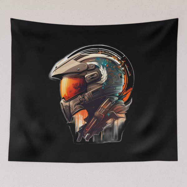Item preview, Cyberpunk Futuristic Helmet designed and sold by beluxe.