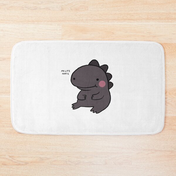 Item preview, My Life Hurts | Cute Green Baby Dinosaur, Baby Dino Sticker designed and sold by iristocat.