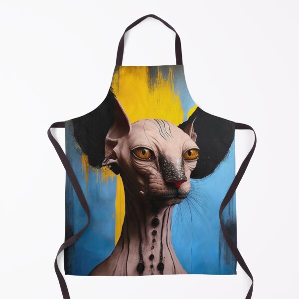 Item preview, Artistic and colorful Peterbald cat designed and sold by bellabitis.