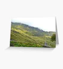 Lifting clouds Greeting Card