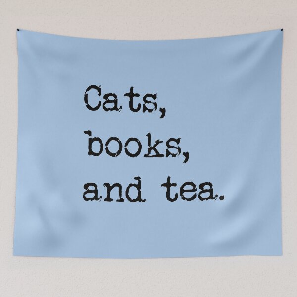 Item preview, Cats, Books, and Tea designed and sold by Thinklings.