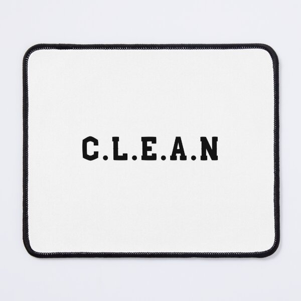 Item preview, C.L.E.A.N (Clean) Black designed and sold by ZingAndPep.
