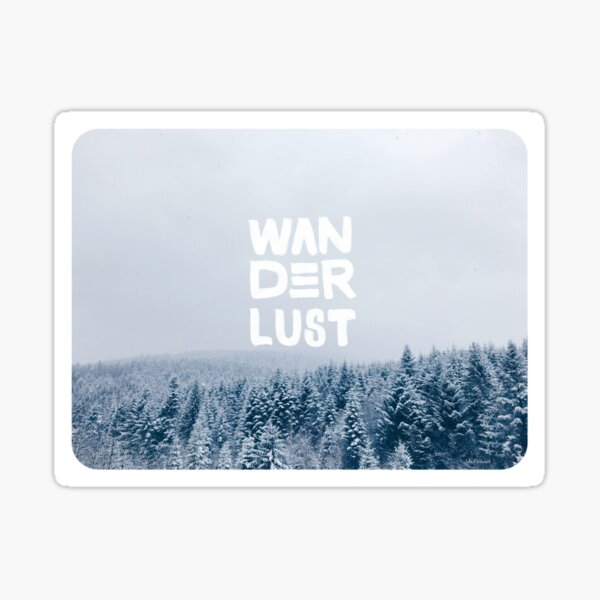 postcard from mountains Sticker