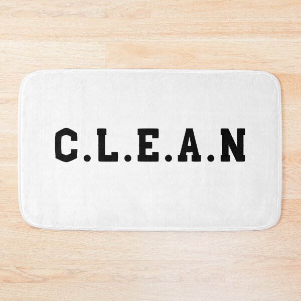 Item preview, C.L.E.A.N (Clean) Black designed and sold by ZingAndPep.