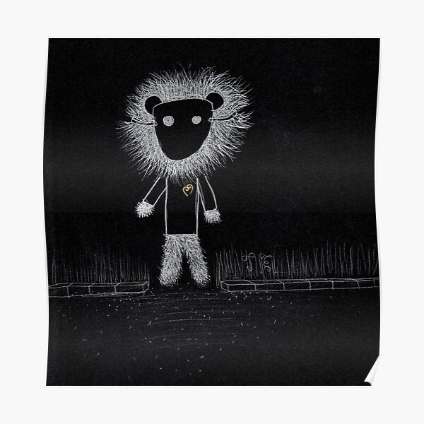 A masked bear with a heart of gold Poster