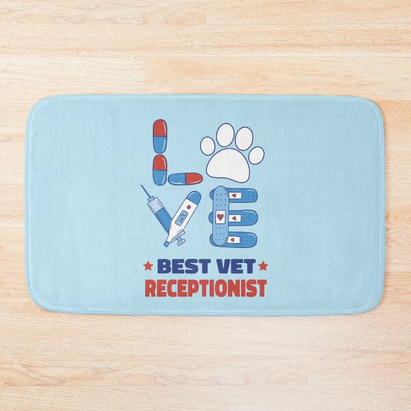 Item preview, Love Best Veterinarian Receptionist designed and sold by MrEddie10.