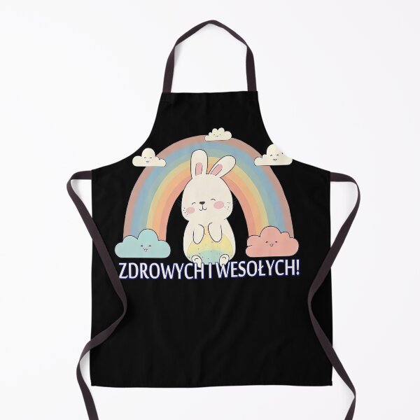 Item preview, Uroczy zajączek wielkanocny, tęcza i chmurki. Kolorowy Zajączek na Wielkanoc designed and sold by ToMyPolacy.
