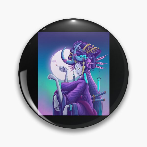 Item preview, samurai moon designed and sold by UgengVintag90.
