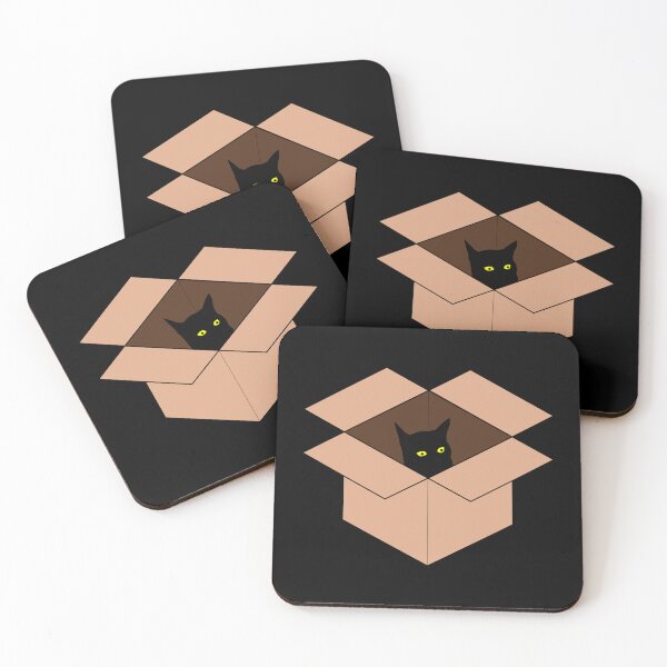 Item preview, Black Cat in a Box designed and sold by BloomingByL.