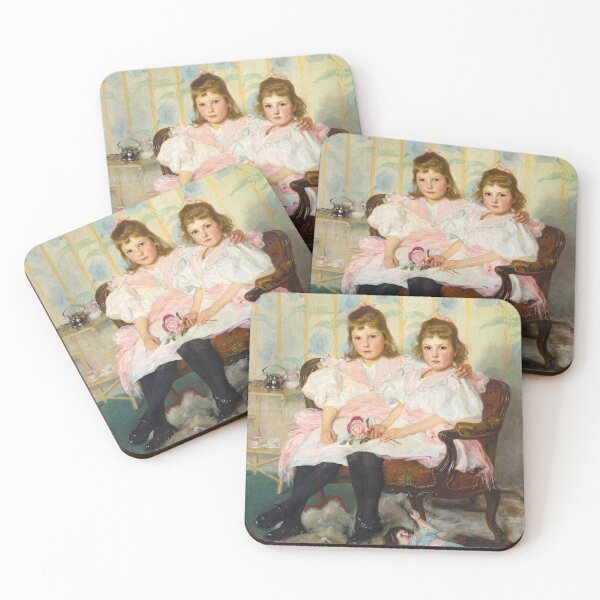 Item preview, Dual portrait of Erzsébet and Stéfanie (1896) - Philip de Laszlo designed and sold by SALON DES ARTS.