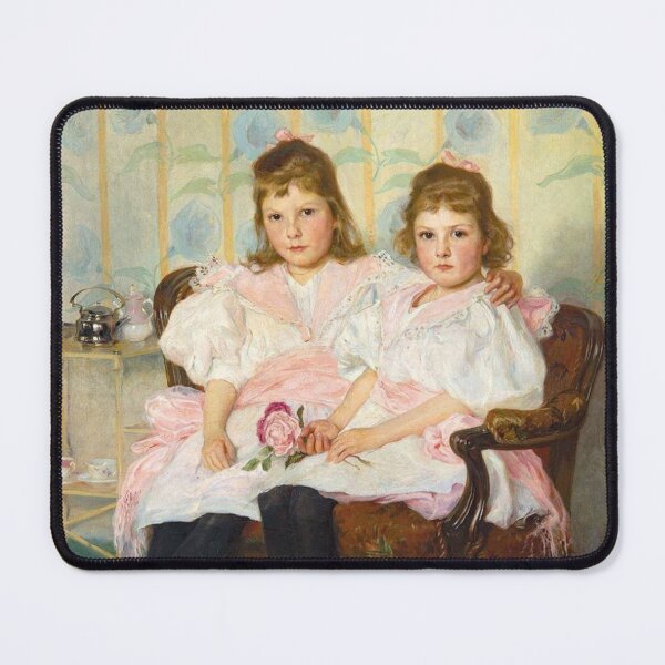 Item preview, Dual portrait of Erzsébet and Stéfanie (1896) - Philip de Laszlo designed and sold by SALON DES ARTS.