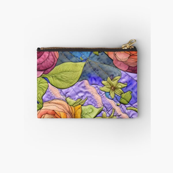Item preview, Simulated Quilt Floral Pattern designed and sold by Sweet  Zoe Shop.