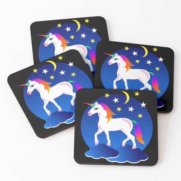 Item preview, Unicorn under the starry sky designed and sold by ajkbilder.