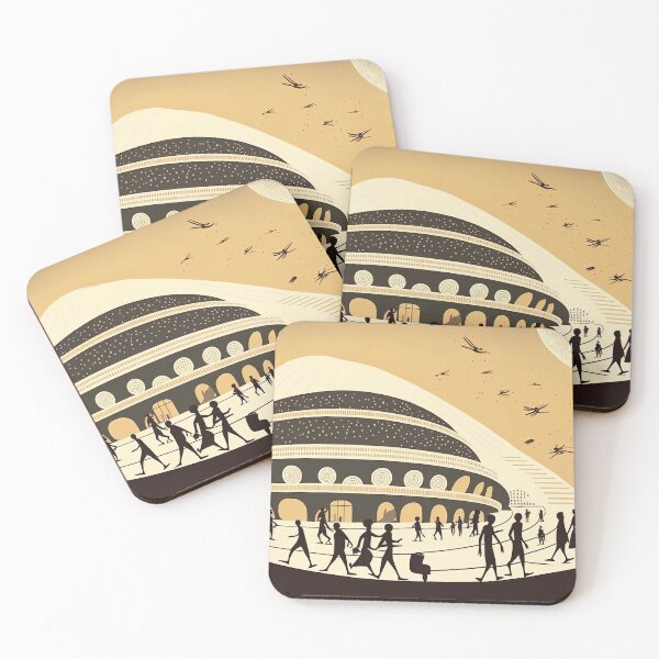 Item preview, Busy Street in Ouagadougou Burkina Faso warli painting designed and sold by artyficial-.