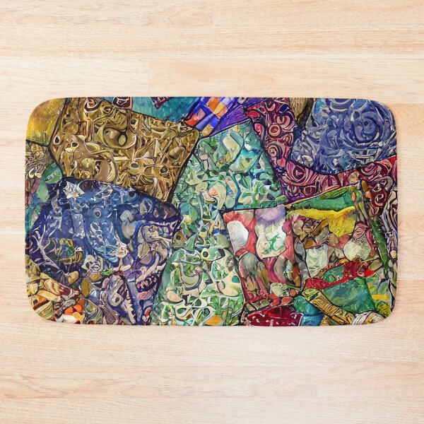 Item preview, Abstract Patchwork Decoupage Quilt Inspired Pattern designed and sold by Sweet  Zoe Shop.
