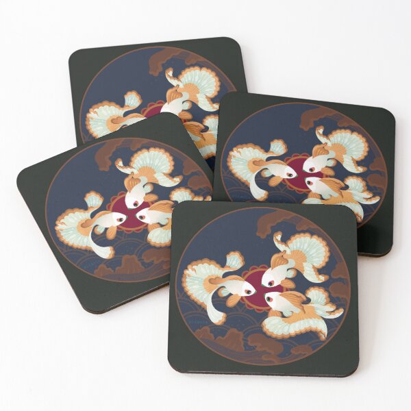 Three Tosakins Coasters (Set of 4)