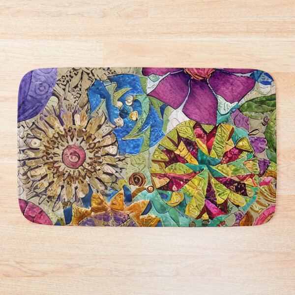 Item preview, Abstract Flowers Quilt Inspired Pattern designed and sold by Sweet  Zoe Shop.