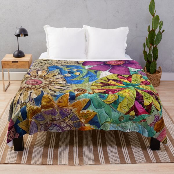 Item preview, Abstract Flowers Quilt Inspired Pattern designed and sold by Sweet Zoe Shop.