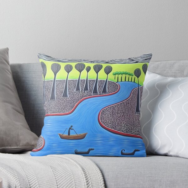Item preview, Okavango River in Botswana warli painting designed and sold by artyficial-.