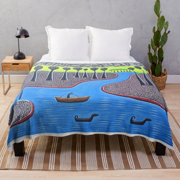 Item preview, Okavango River in Botswana warli painting designed and sold by artyficial-.
