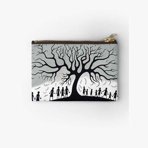 Item preview, People Seeing a Bad Omen warli painting designed and sold by artyficial-.