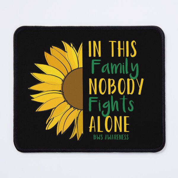 Item preview, In This Family Nobody Fights Alone BWS Awareness designed and sold by Color-Sparkle.