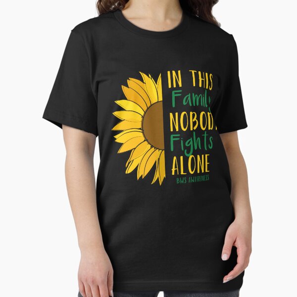 In This Family Nobody Fights Alone BWS Awareness Essential T-Shirt