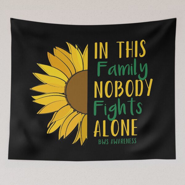 Item preview, In This Family Nobody Fights Alone BWS Awareness designed and sold by Color-Sparkle.