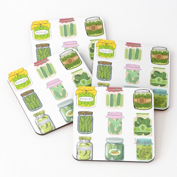 Item preview, 3x3 Jarred Pickles designed and sold by juliaplusgents.