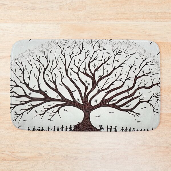 Item preview, the tree of life warli painting designed and sold by artyficial-.