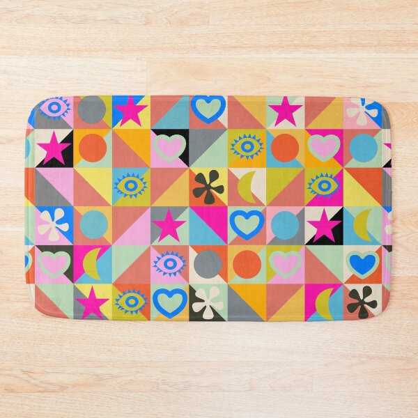 Item preview, Super geometric - harlequin dazzling quilt designed and sold by Inkworthy.