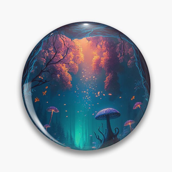 Item preview, Fantasy Mushroom Forest designed and sold by elnixart.