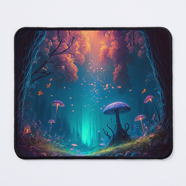 Item preview, Fantasy Mushroom Forest designed and sold by elnixart.