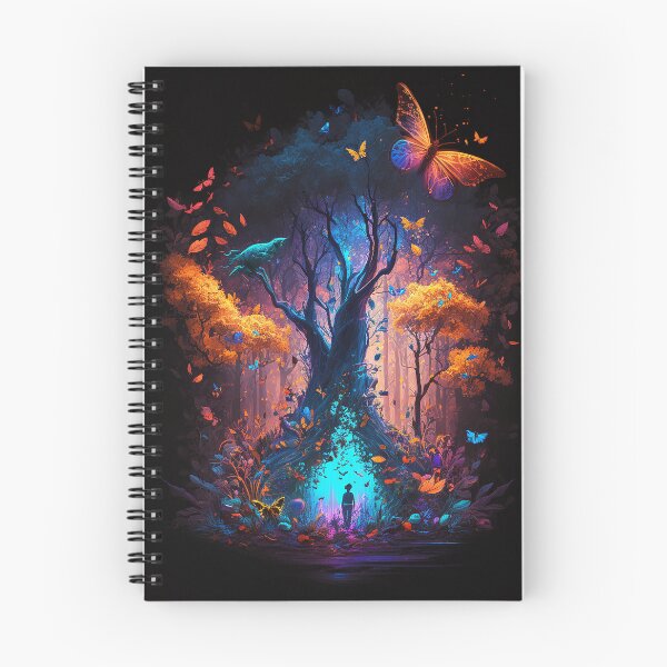 Item preview, Fantasy Butterfly Forest designed and sold by elnixart.
