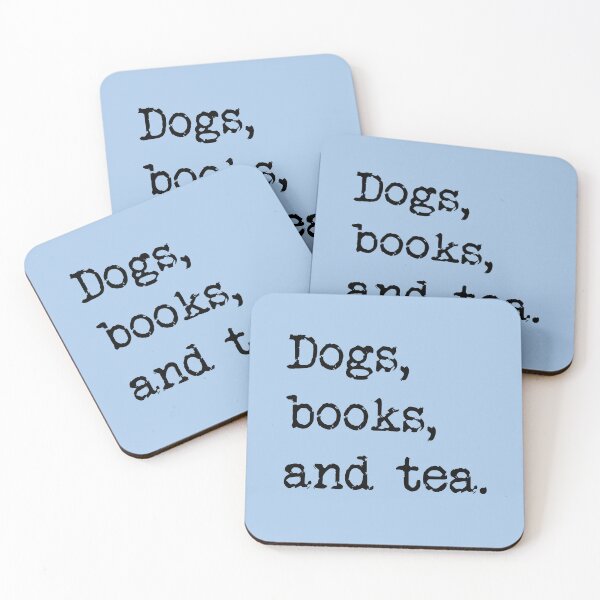 Item preview, Dogs, Books, and Tea designed and sold by Thinklings.