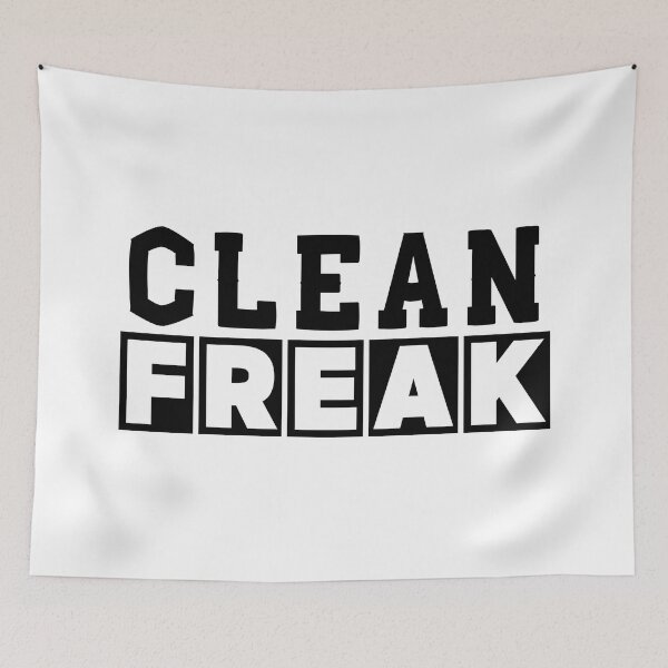 Item preview, Clean Freak Black Minimalistic  designed and sold by ZingAndPep.