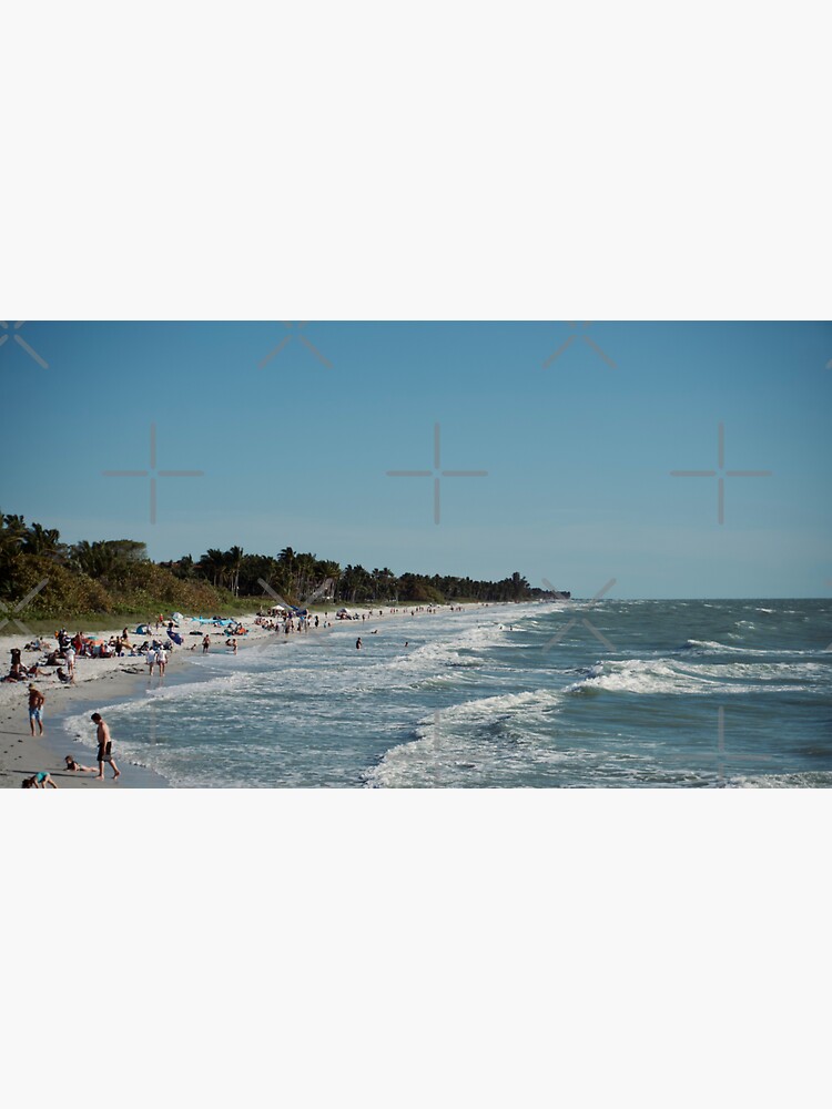 Thumbnail 3 of 3, Sticker, NAPLES FLORIDA BEACH OCEAN PIER designed and sold by teruyalab.
