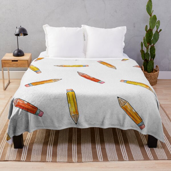 Item preview, Stationary Pencils Watercolor Pattern designed and sold by Farissa Designs.
