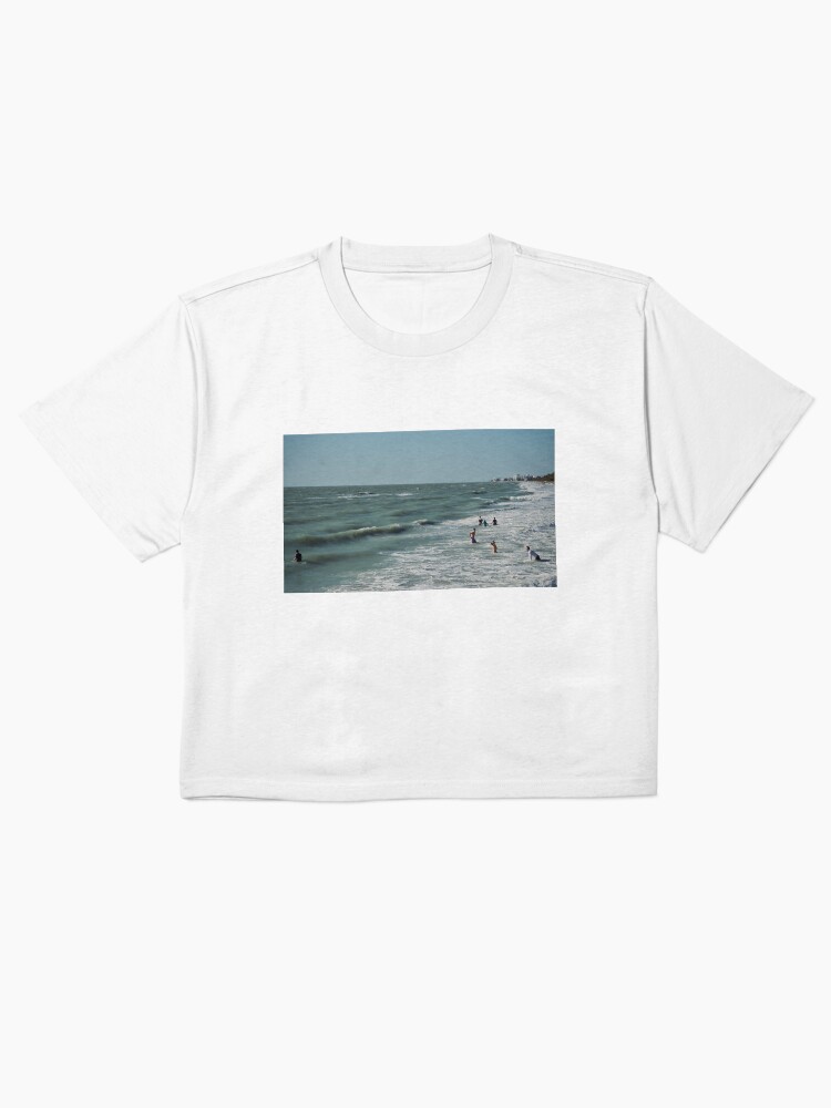 Thumbnail 2 of 4, Boxy T-Shirt, NAPLES FLORIDA BEACH OCEAN PIER designed and sold by teruyalab.