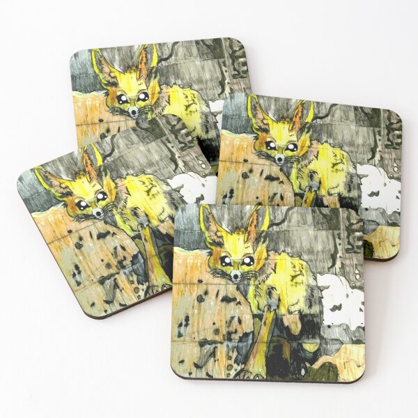 Item preview, Fennec fox (coloured) designed and sold by Chloemcglinchey.
