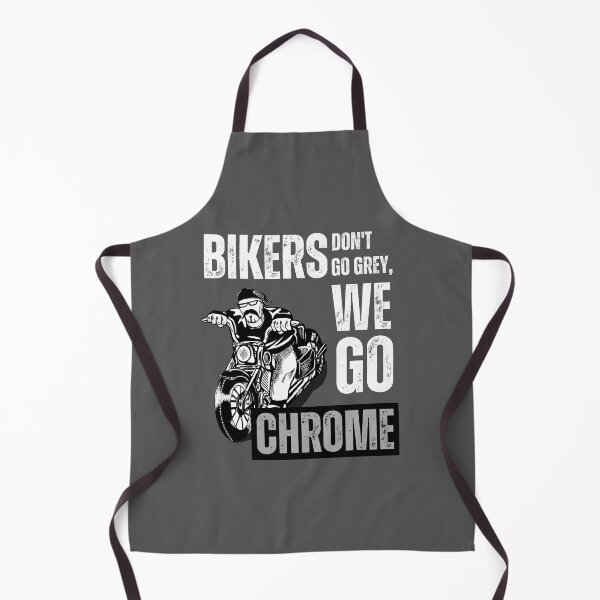 Item preview, Bikers don't go grey, we go chrome designed and sold by Marti t-shirts.