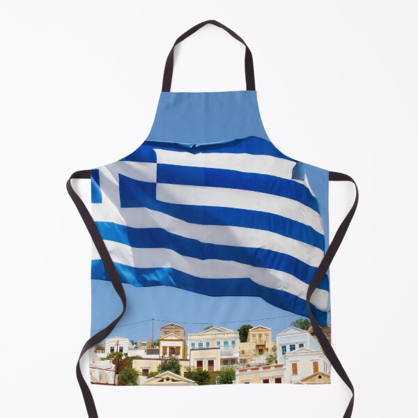 Item preview, Flag of Greece on Symi Island designed and sold by Sasas Design.