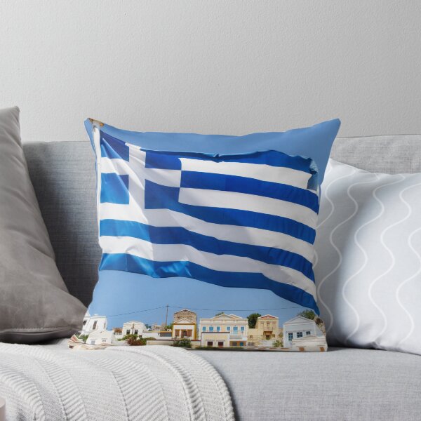 Item preview, Flag of Greece on Symi Island designed and sold by Sasas Design.