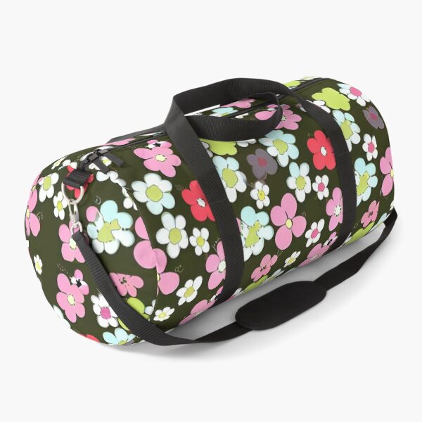 Item preview, cute colorful flower pattern designed and sold by QuikiPatterns.