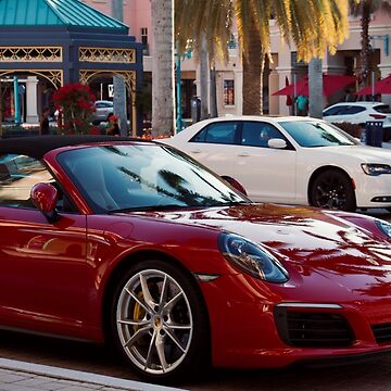 Artwork thumbnail, RED SPORTS CAR 911 BOCA RATON MIZNER PANAMERA by teruyalab