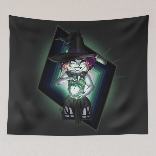 Item preview, Magic Conjuring Witch designed and sold by ladyartnerd.