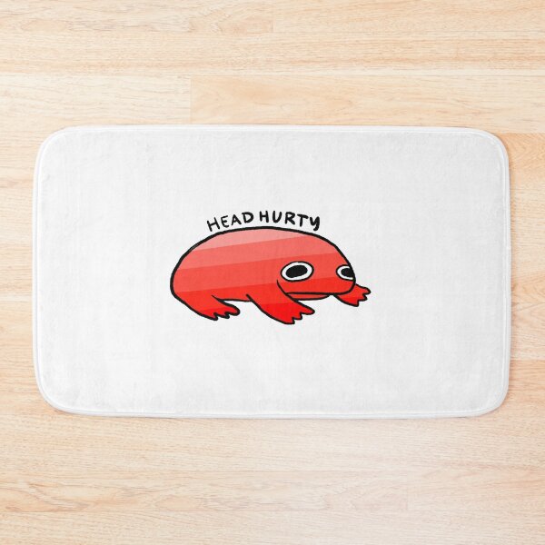 Item preview, Head Hurty | My Head Hurts Red Gradient Frog, Frog Stickers, Headache Survivor designed and sold by iristocat.