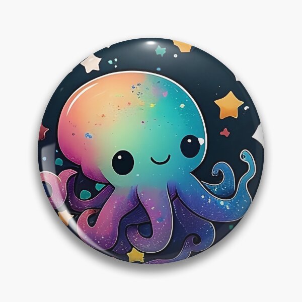 Item preview, Cosmic kawaii octopus designed and sold by calcoc.