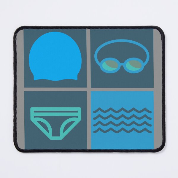 Item preview, Swimmer Graphic - Goggles designed and sold by QuipSally.