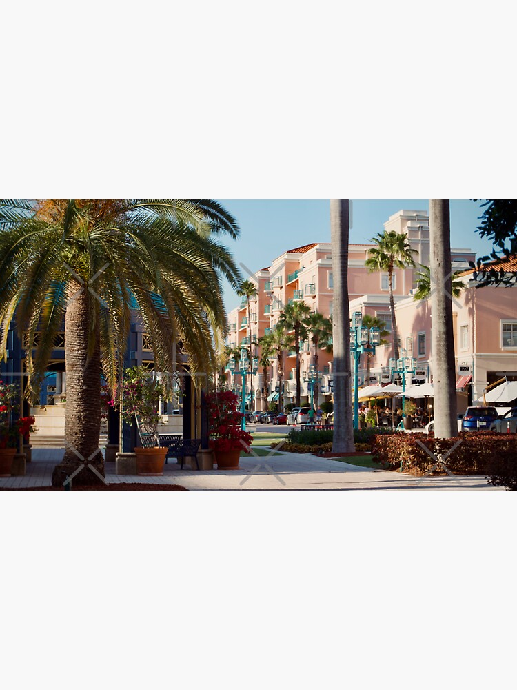 Thumbnail 3 of 3, Sticker, MIZNER PLACE BOCA RATON FLORIDA designed and sold by teruyalab.